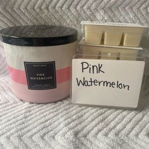 3/$13 pink watermelon wax melts